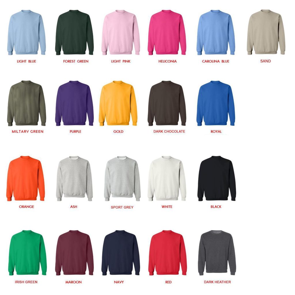 sweatshirt color chart - Sakamoto Days Store