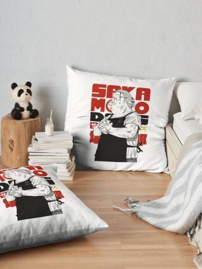 Legendary Assassin Throw Pillow Official Sakamoto Days Merch