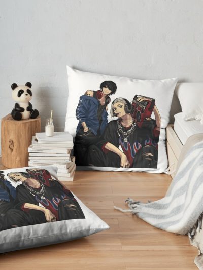 Sakamoto Days Throw Pillow Official Sakamoto Days Merch