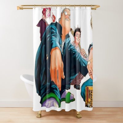 Sakamoto Days In Japanese Shower Curtain Official Sakamoto Days Merch